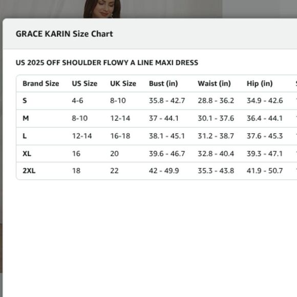 Floral Off Shoulder Smocked Maxi Dress, Size Small, NWT - Picture 11 of 11